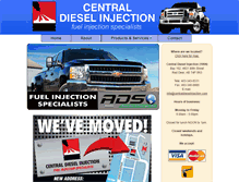 Tablet Screenshot of centraldieselinjection.com